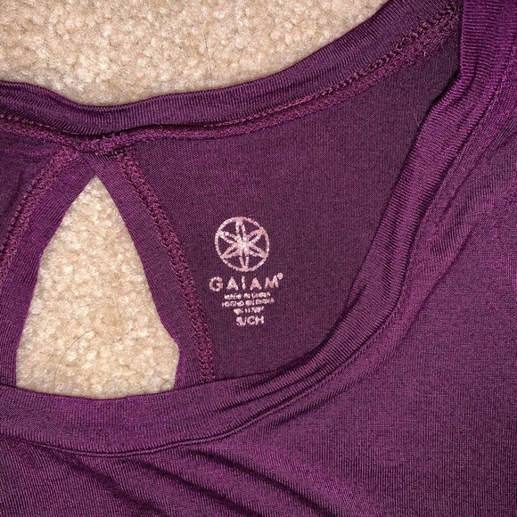 purple long two finger top - Picture 2 of 2